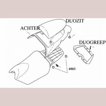 duogreep achter grijs Valerossi
